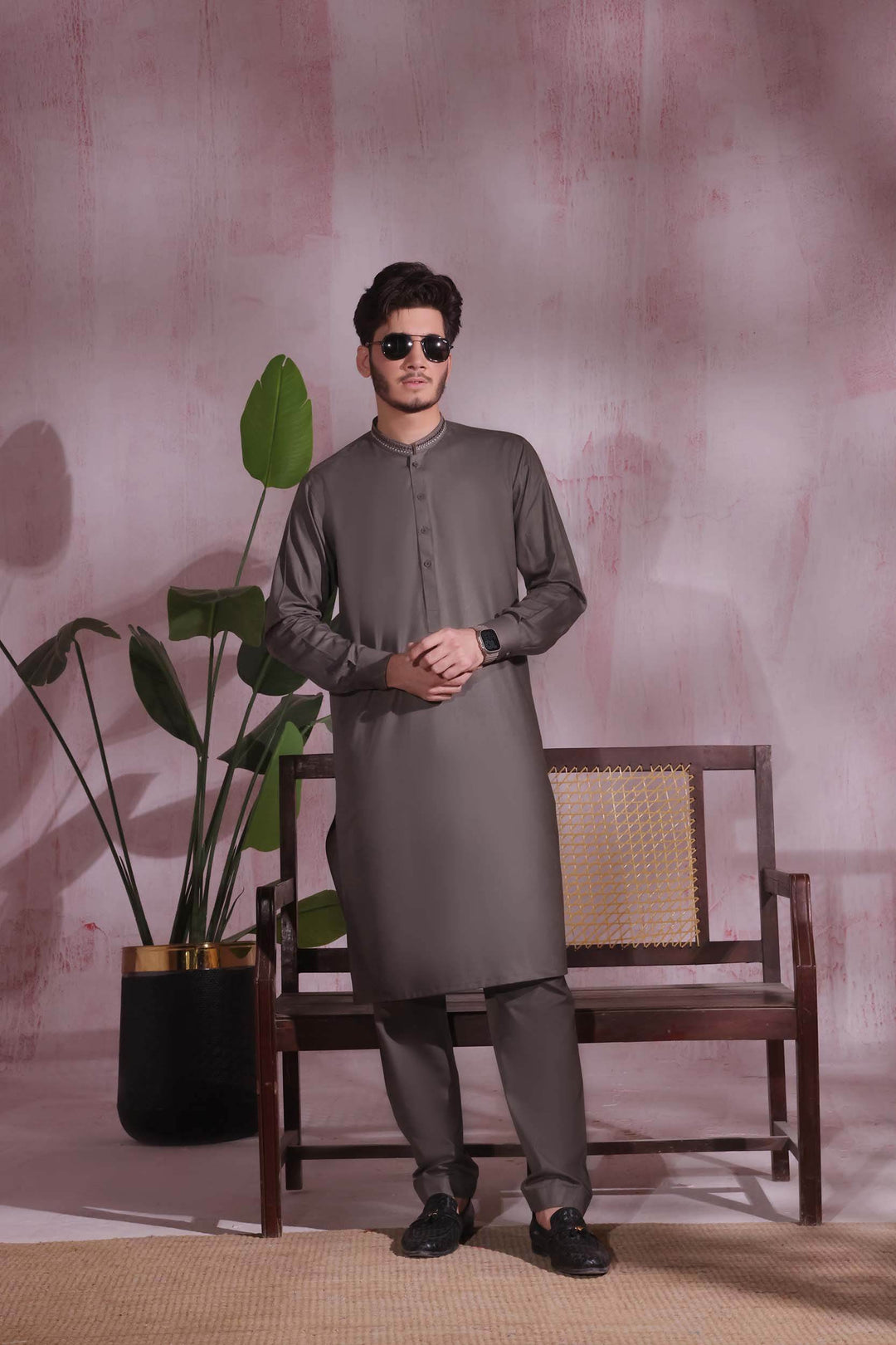 Brown Kurta Pajama | KP-024 - Al-Deebaj
