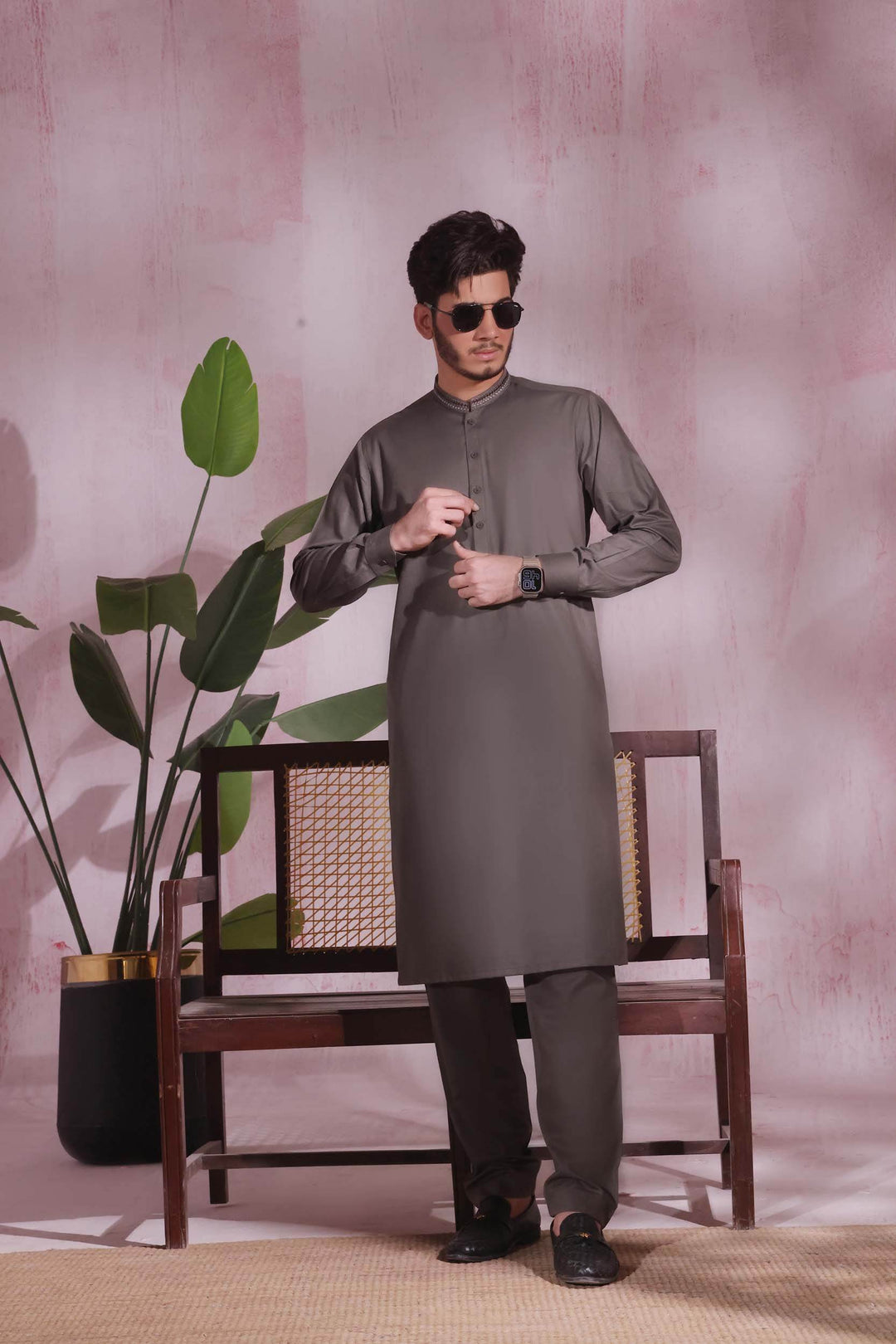 Brown Kurta Pajama | KP-024 - Al-Deebaj
