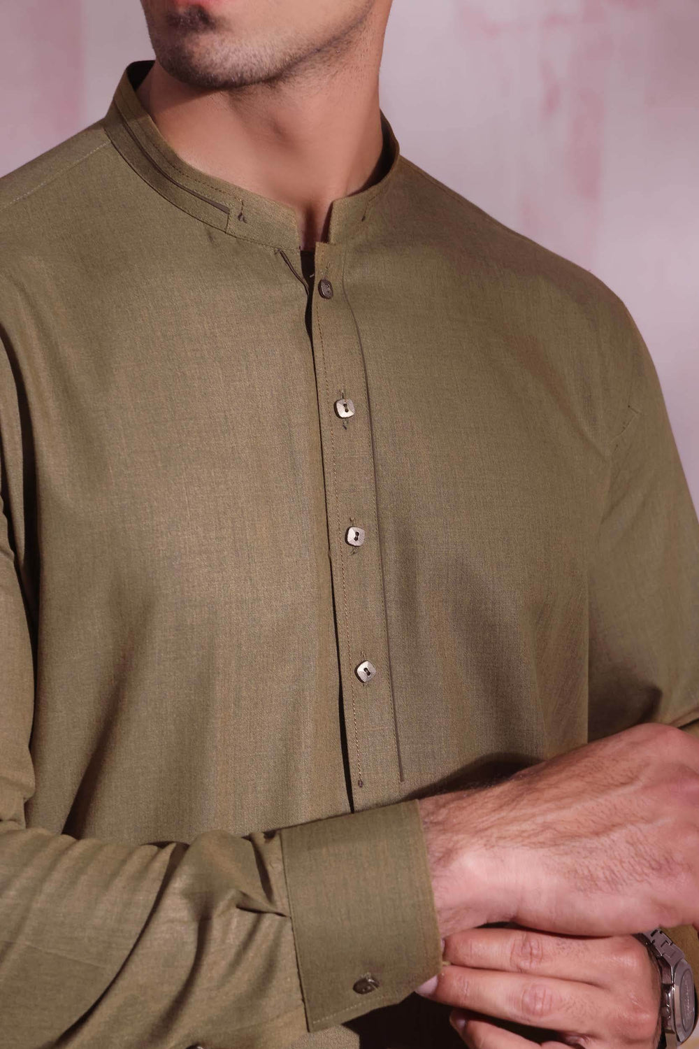 Golden Brown Kurta Pajama | KP-027 - Al-Deebaj