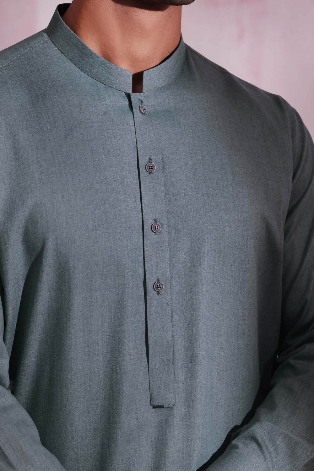 Sky Grey Kurta Pajama | KP-028 - Al-Deebaj