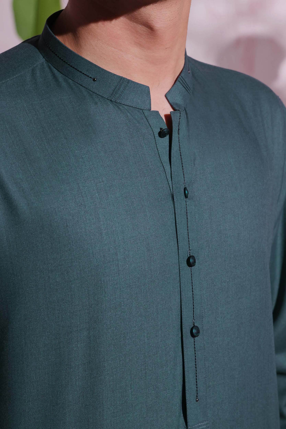 Teal Kurta Pajama | KP-029 - Al-Deebaj