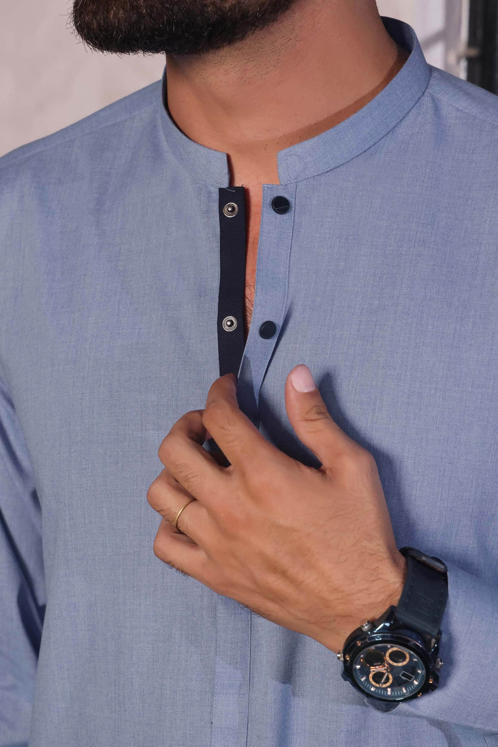 Blue Kurta Pajama | KP-034 - Al-Deebaj
