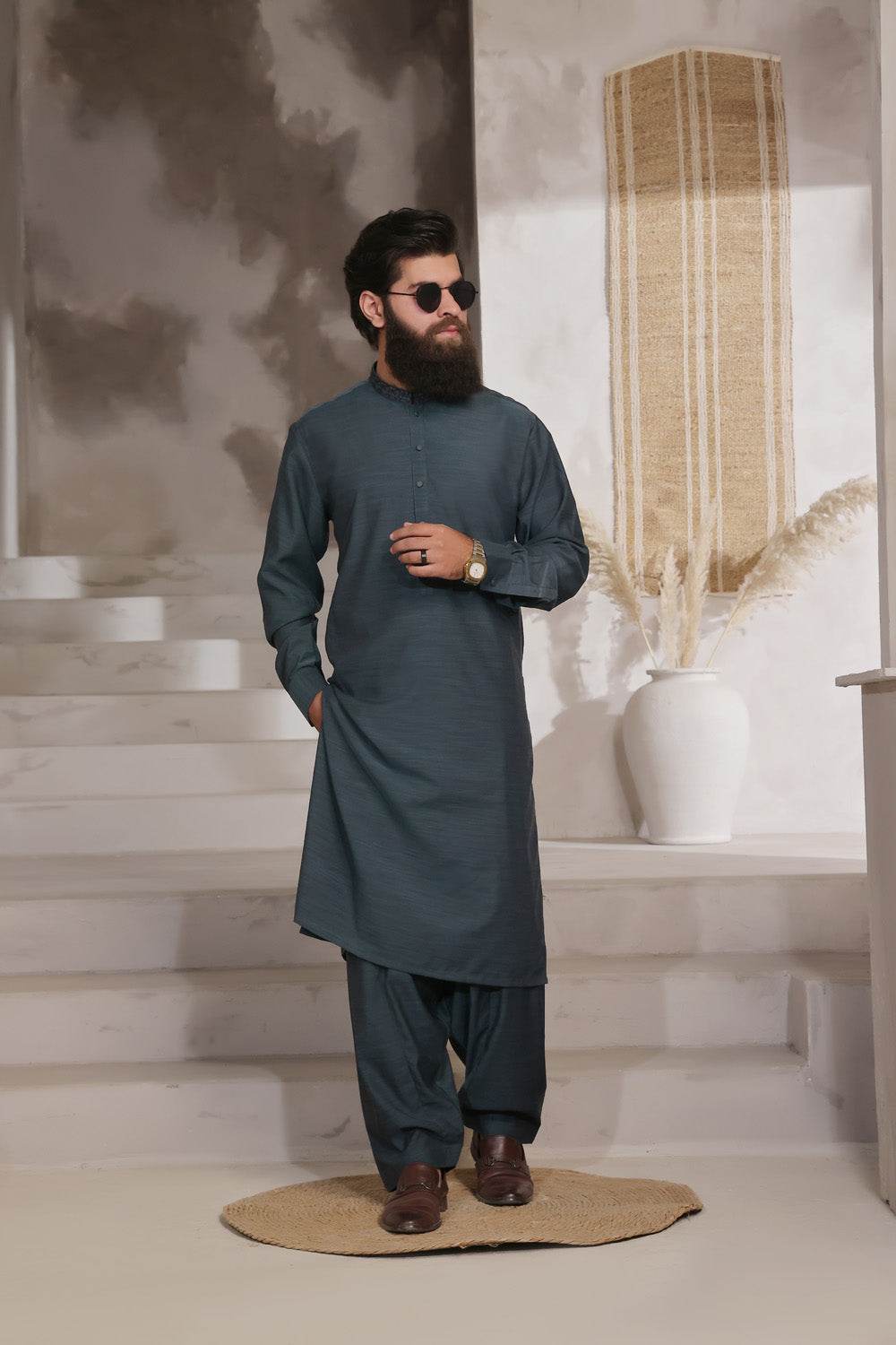 Greyish Blue K-S | KS-143 - Al-Deebaj