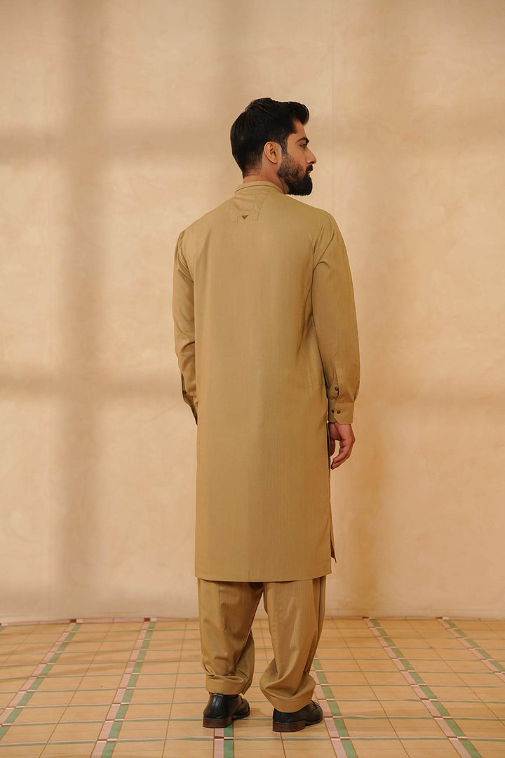 Fawn Design Kurta Shalwar | KS-178 - Al-Deebaj