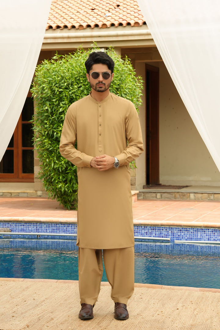 Fawn Design Kurta Shalwar | KS-183