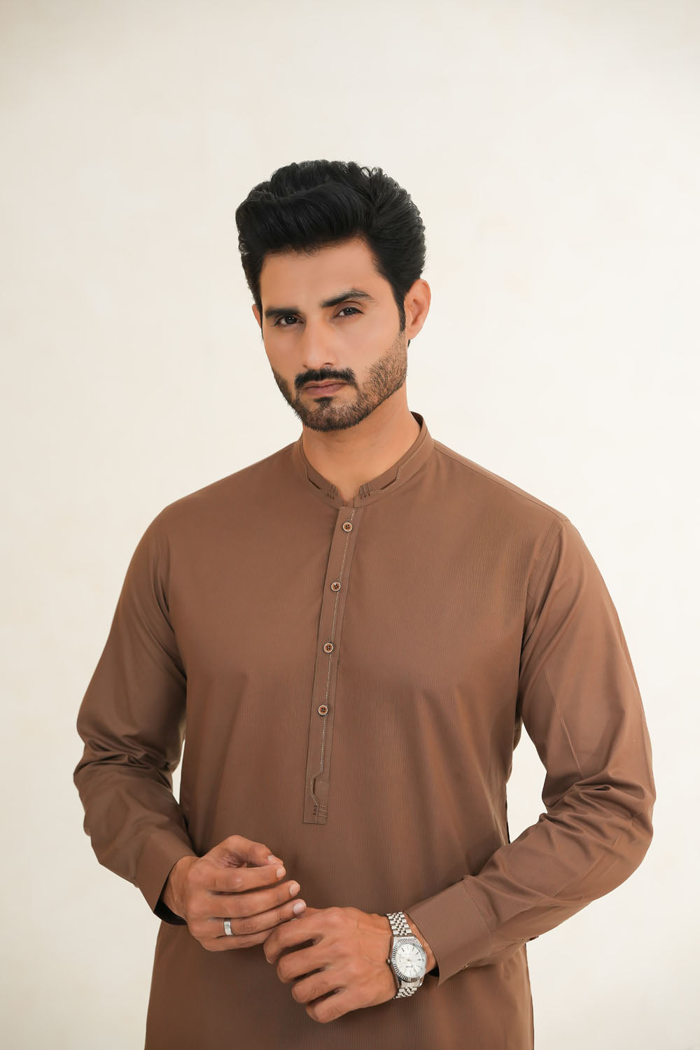 Brown Design Kurta Shalwar | KS-191
