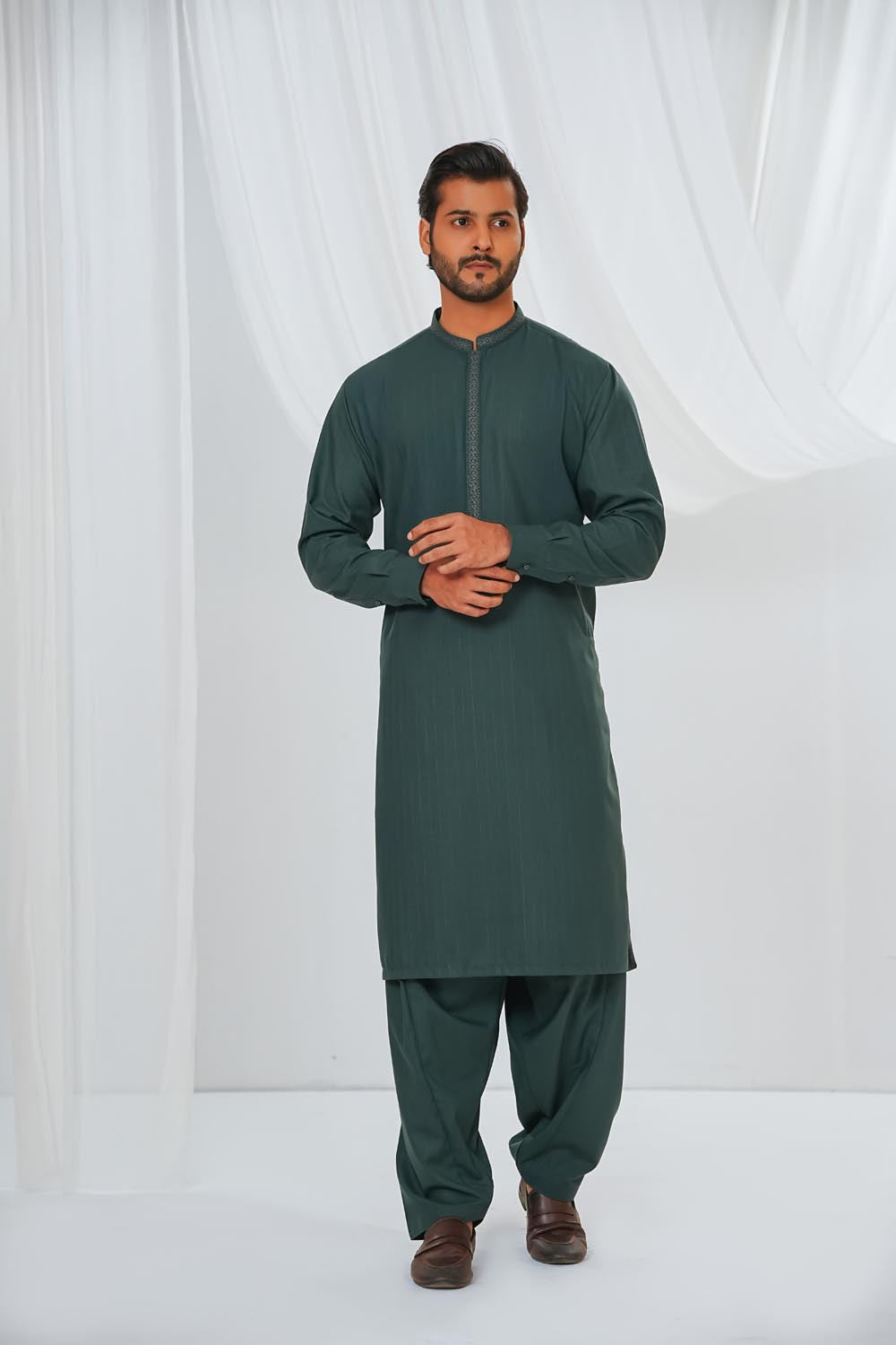 Dark Green Emb K-S | KS-209