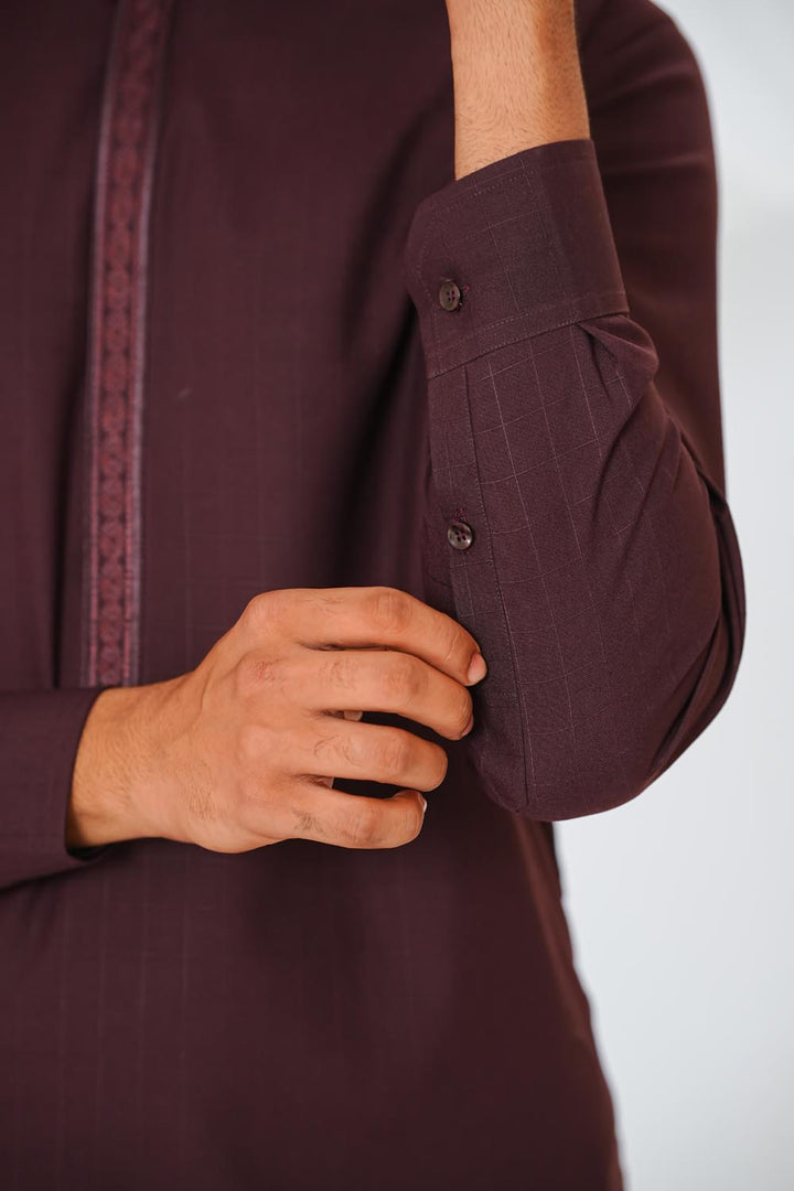 Maroon Emb K-S | KS-211