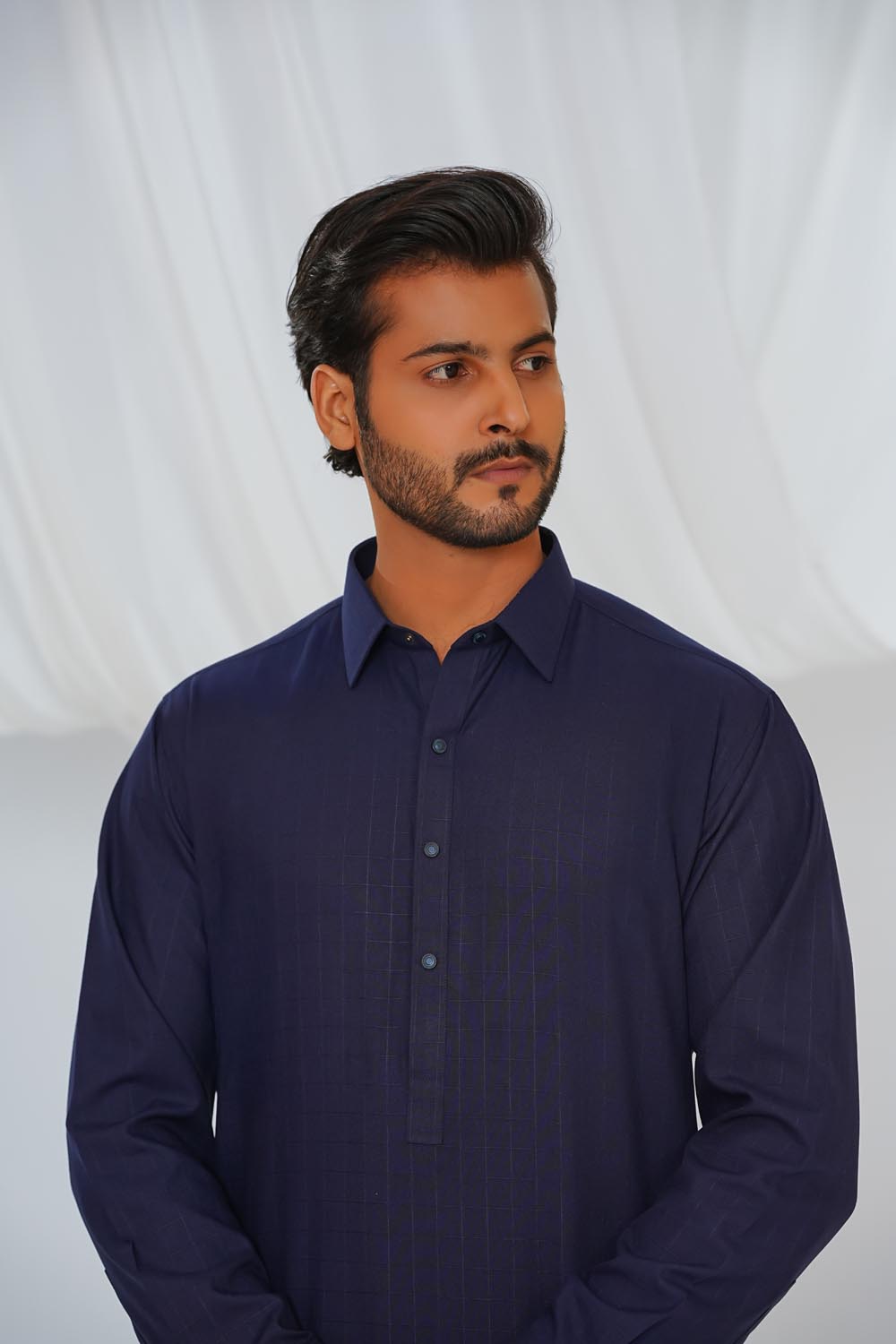 Navy Blue Kurta Shalwar | KS-216