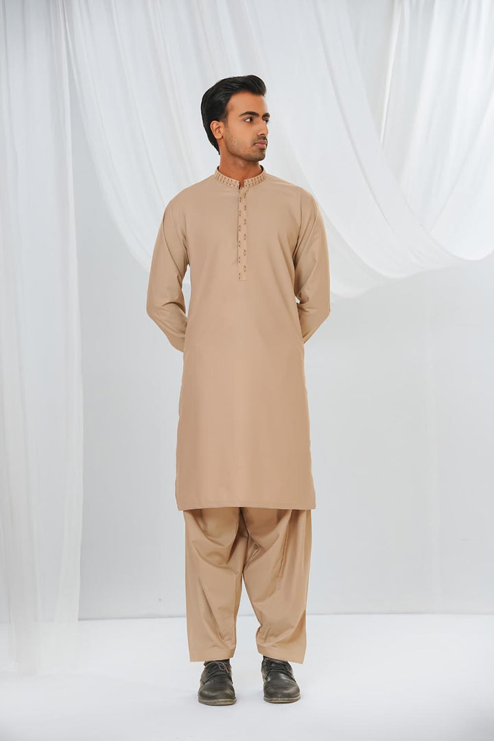 Skin Emb Kurta Shalwar | KS-219