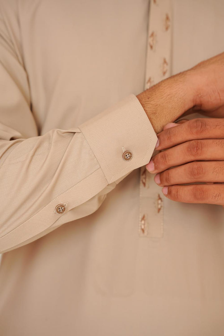 Skin Emb Kurta Shalwar | KS-219