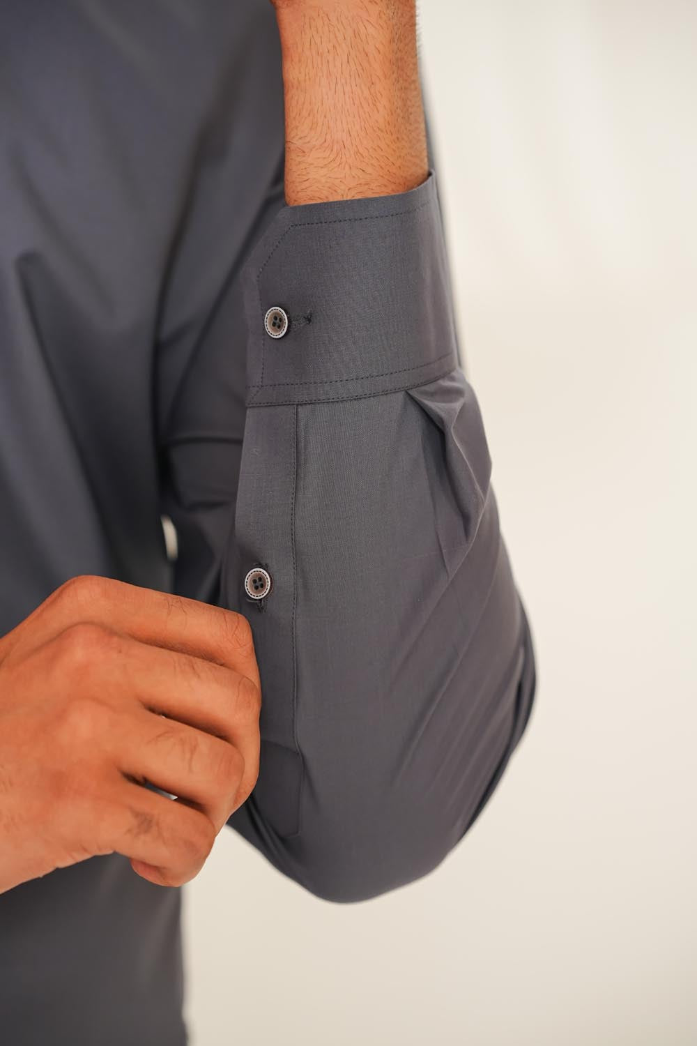 Grey Emb Kurta Shalwar | KS-221