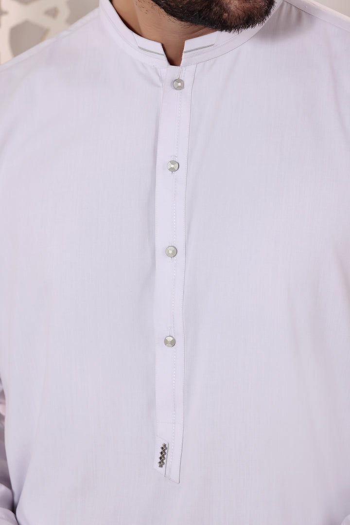 White Kurta Shalwar | KS-232