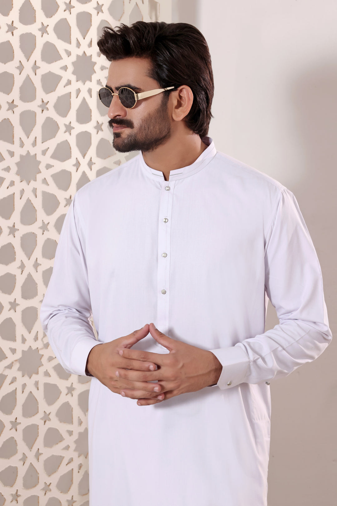 White Kurta Shalwar | KS-232