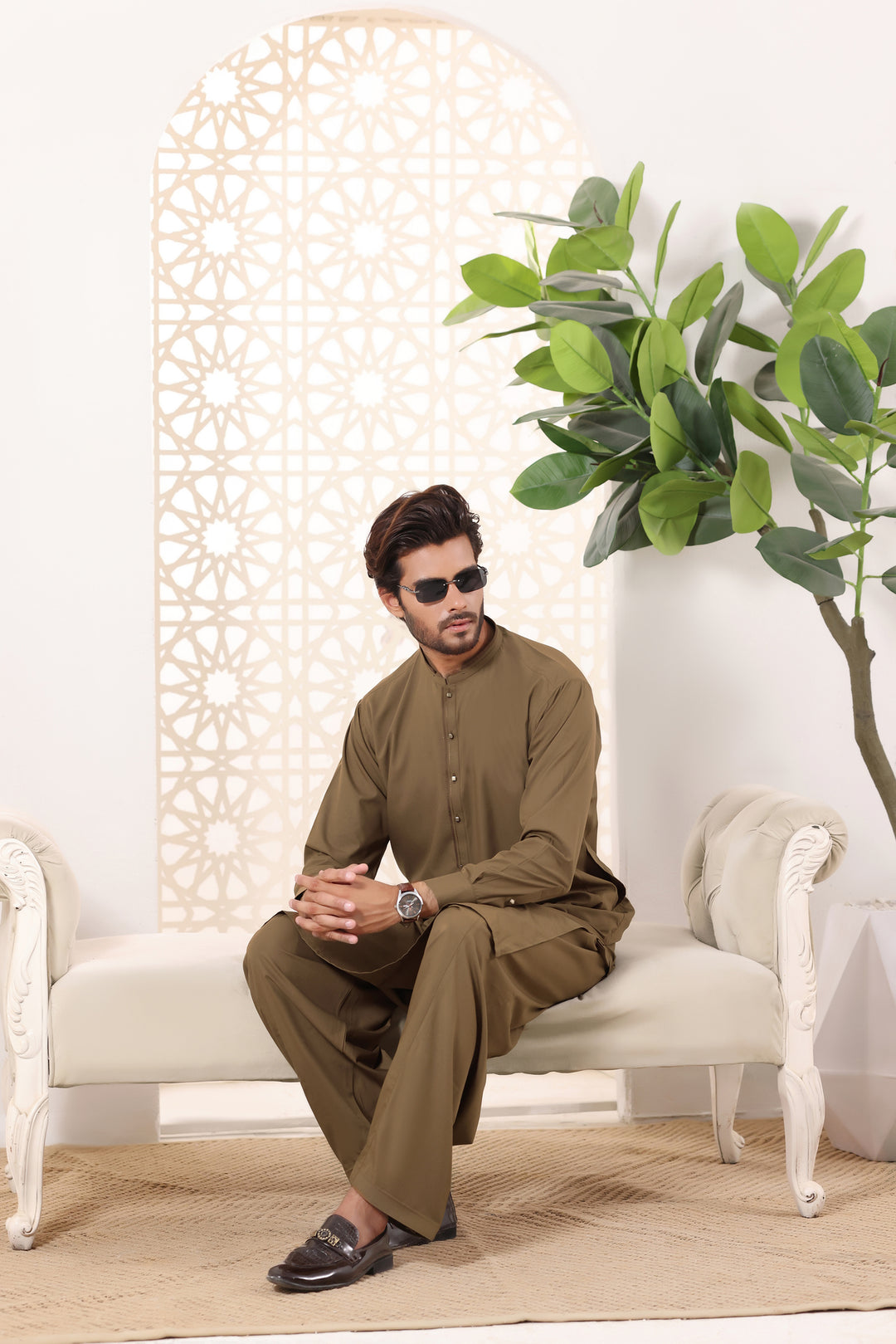 Camel Kurta Shalwar | KS-233