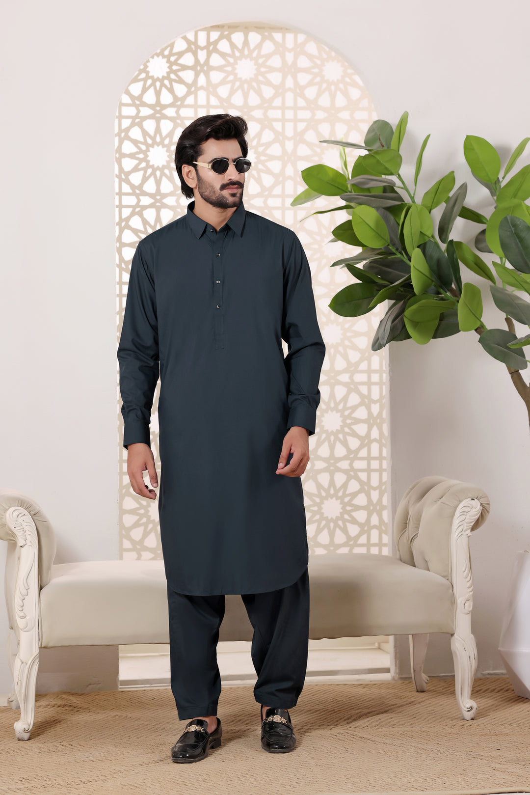 G.Blue Kurta Shalwar | KS-235