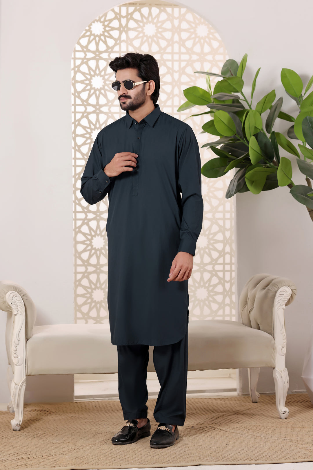 G.Blue Kurta Shalwar | KS-235