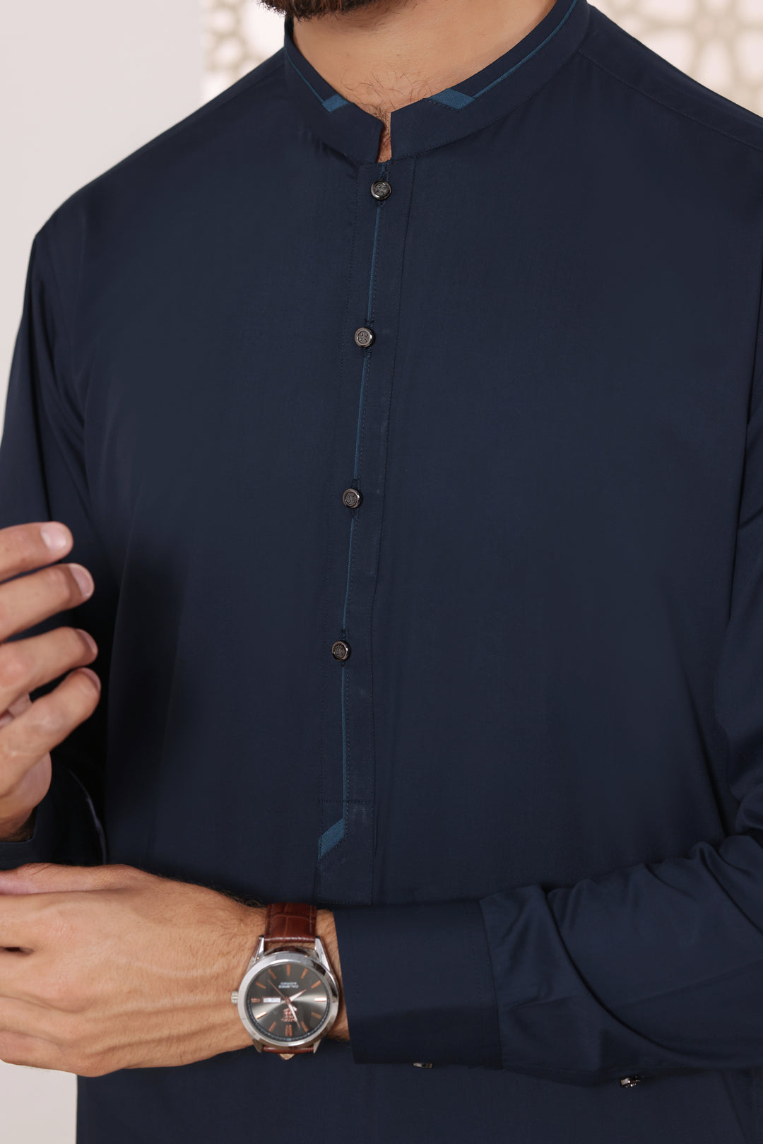 Navy Des Kurta Shalwar | KS-237