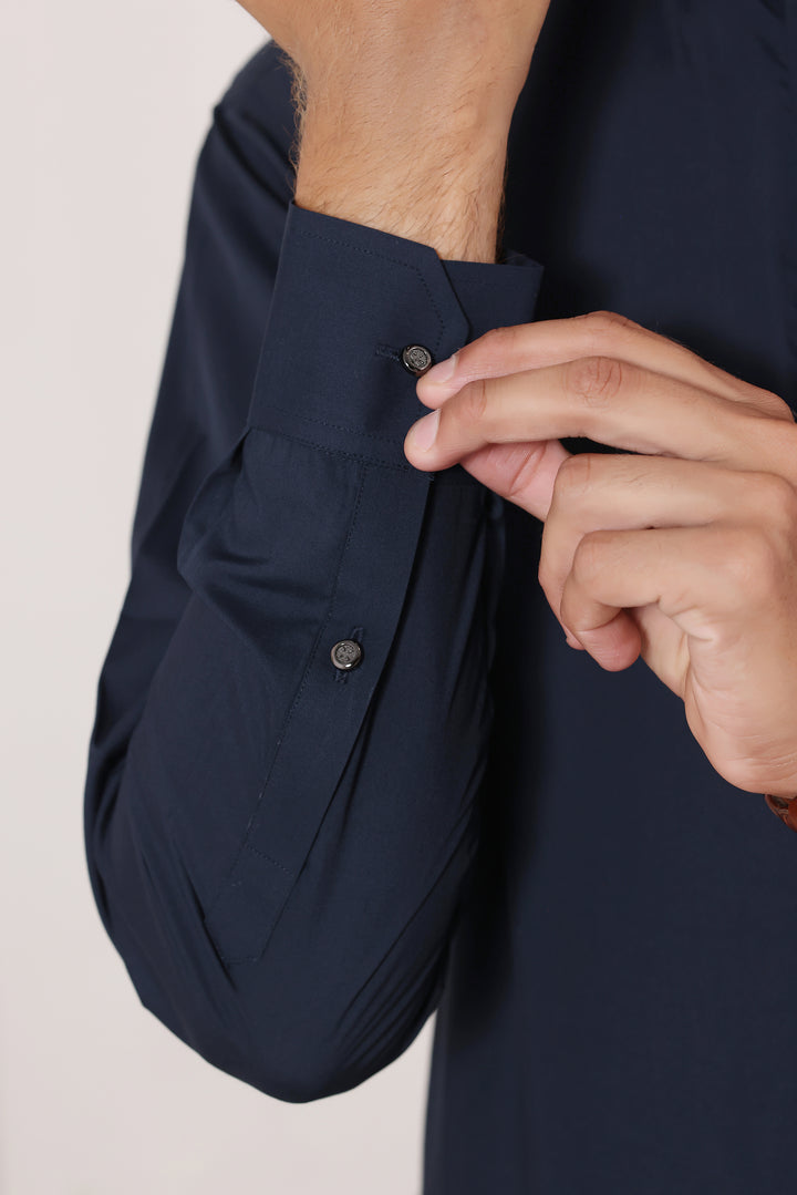 Navy Des Kurta Shalwar | KS-237