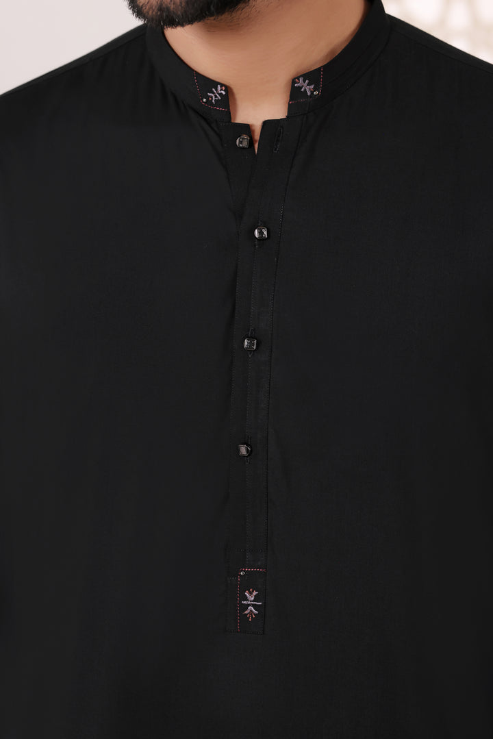 Black Des Kurta Shalwar | KS-238