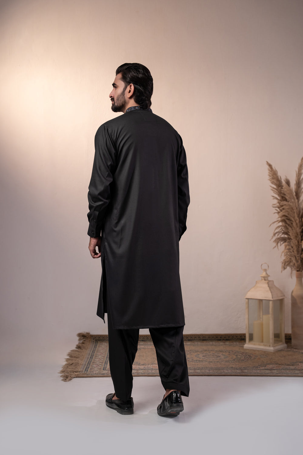 Black Emb Kurta Shalwar