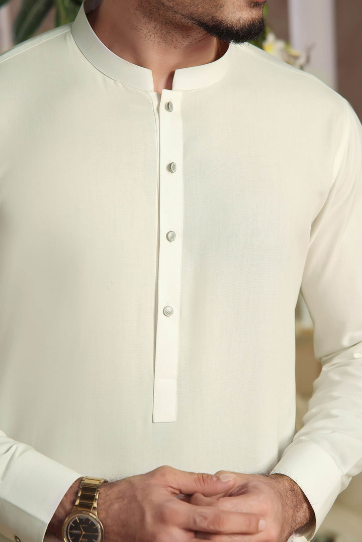 Nayab Off-White Kurta Shalwar | ADKS-086 - Al-Deebaj
