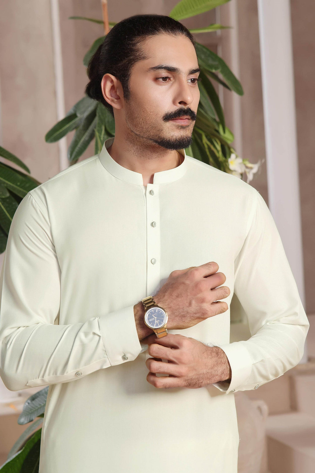 Nayab Off-White Kurta Shalwar | ADKS-086 - Al-Deebaj