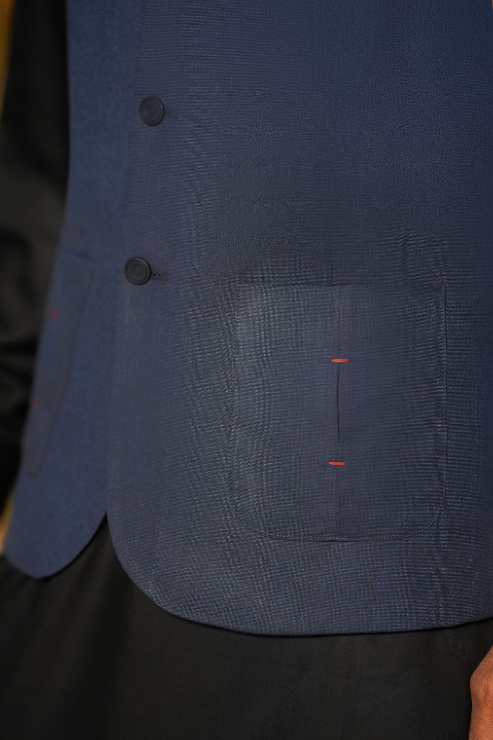 Blue Design Waist-Coat | P101