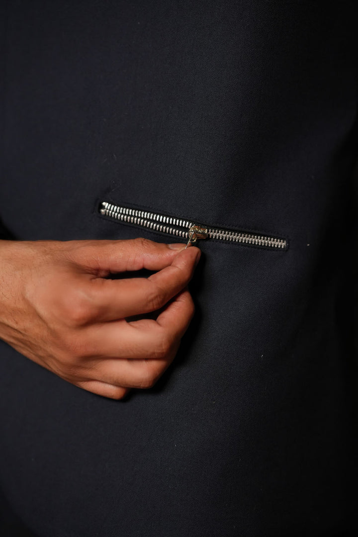 Navy Design Waist-Coat | P-106