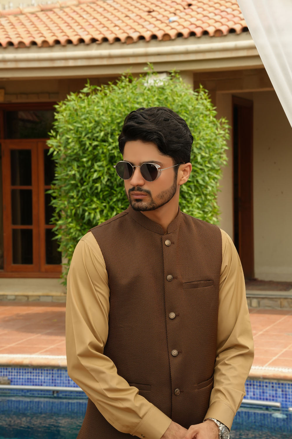 Brown Printed W-C | P89