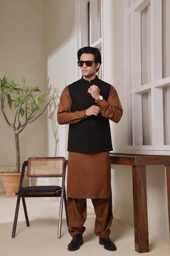 Black Printed W-C - Al-Deebaj