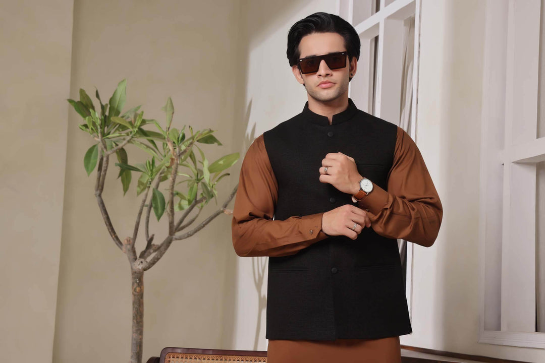 Black Printed W-C - Al-Deebaj