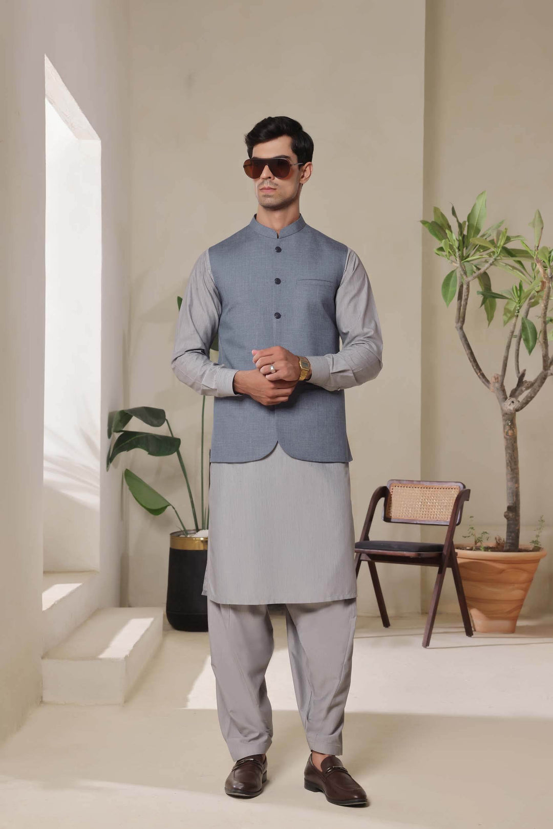 Greyish Blue Self W-C | RWC-P94 - Al-Deebaj