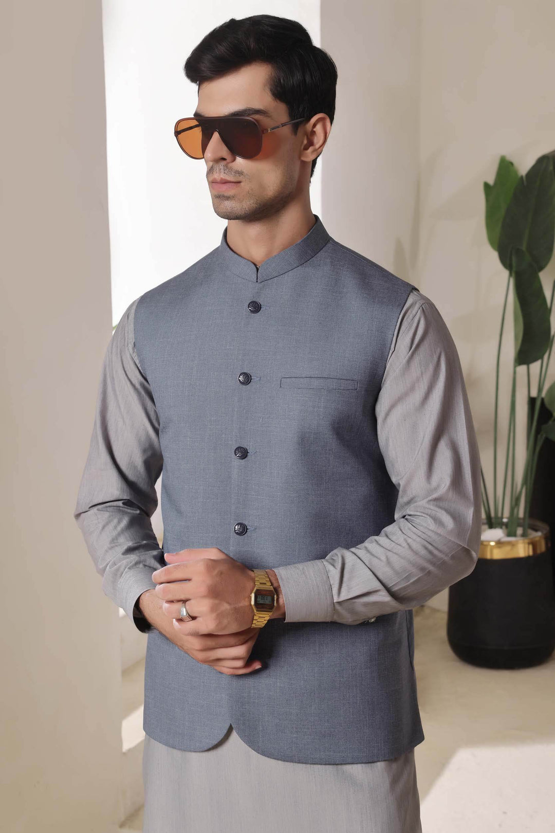 Greyish Blue Self W-C | RWC-P94 - Al-Deebaj