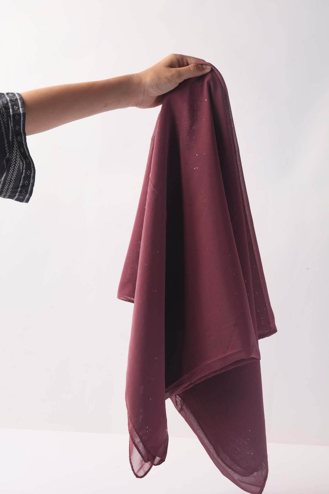 Chiffon Red Stole - Al-Deebaj