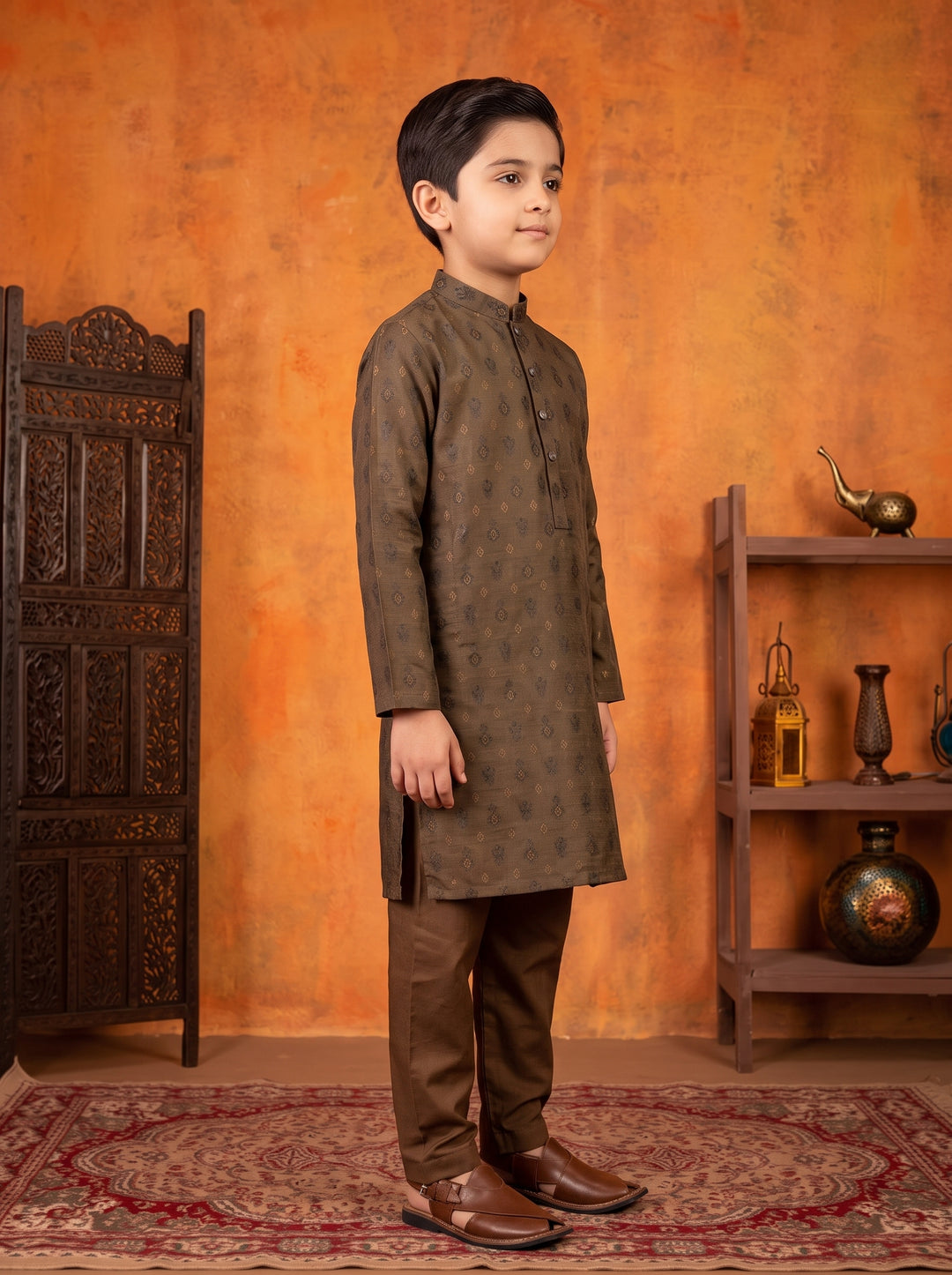 Brown Kurta Pajama | KDP-01