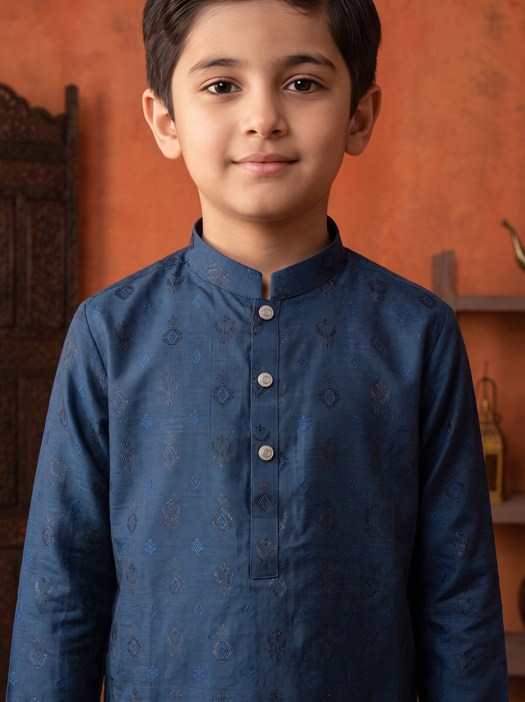 Navy Kurta Pajama | KDP-05
