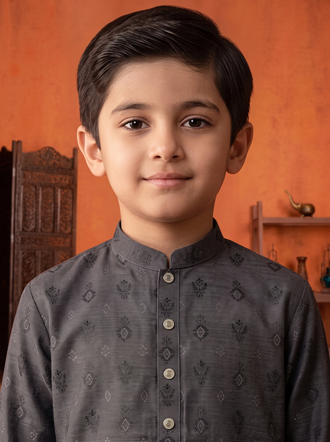 Grey Kurta Pajama | KDP-04
