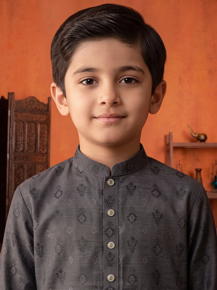 Grey Kurta Pajama | KDP-04