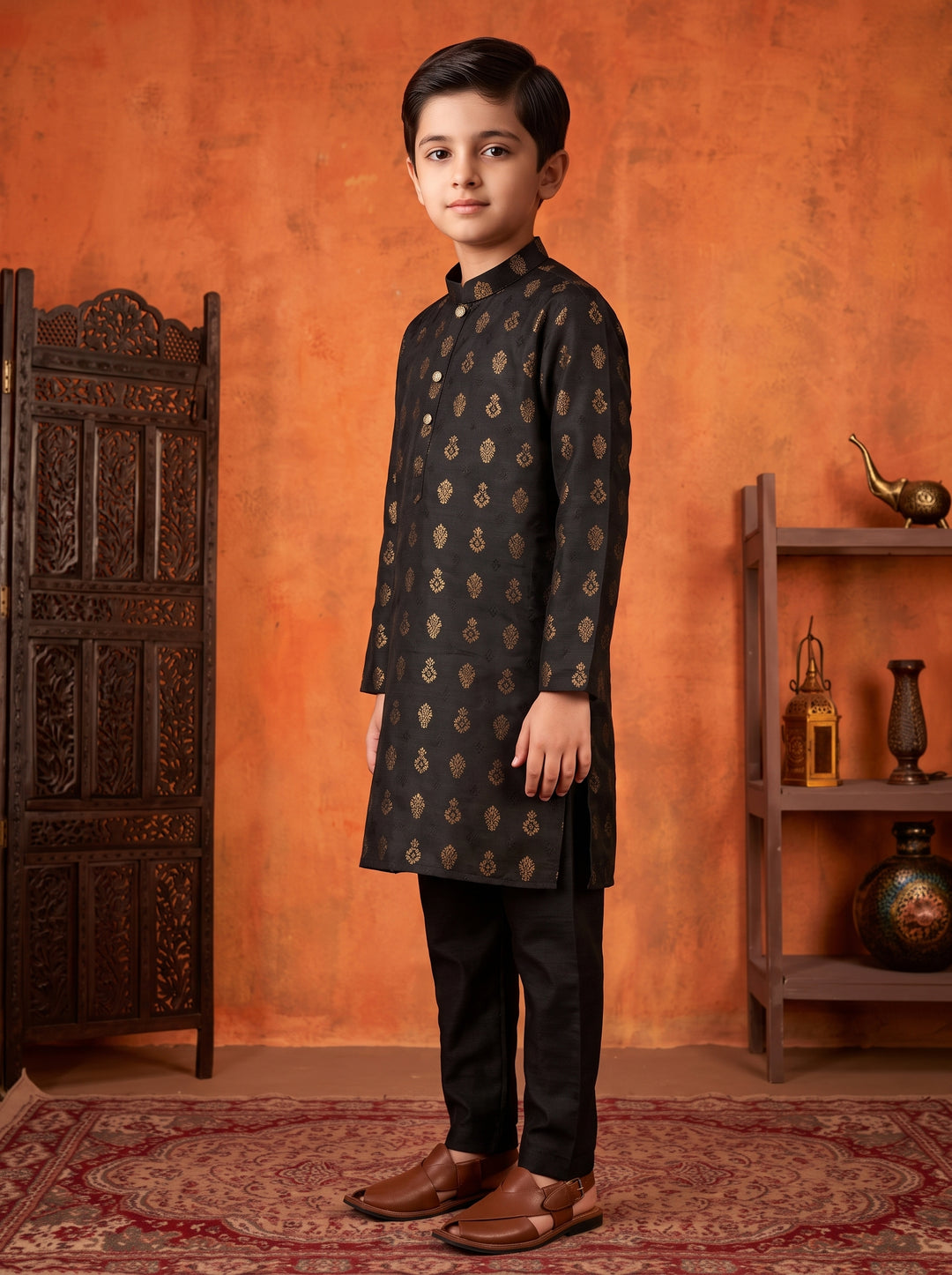 Black Kurta Pajama | KDP-03