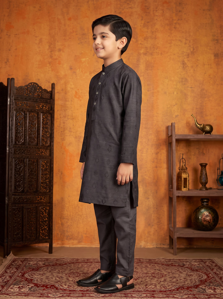 Grey Kurta Pajama | KDP-04