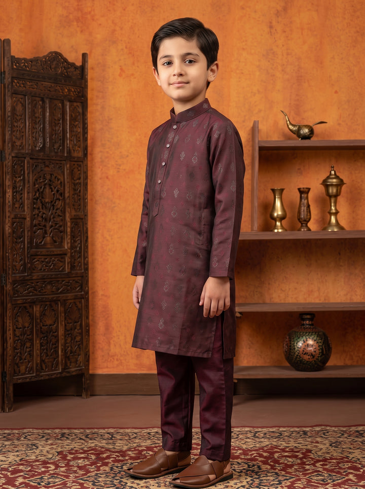 Maroon Kurta Pajama | KDP-02
