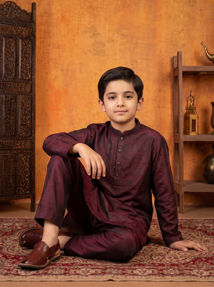 Maroon Kurta Pajama | KDP-02