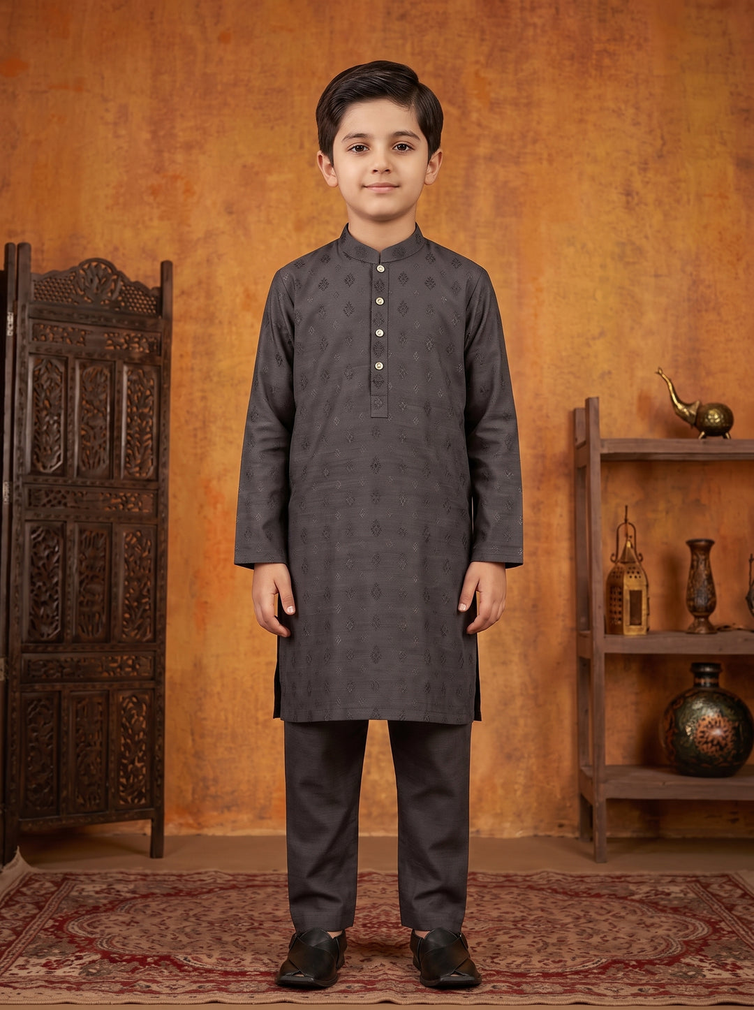 Grey Kurta Pajama | KDP-04
