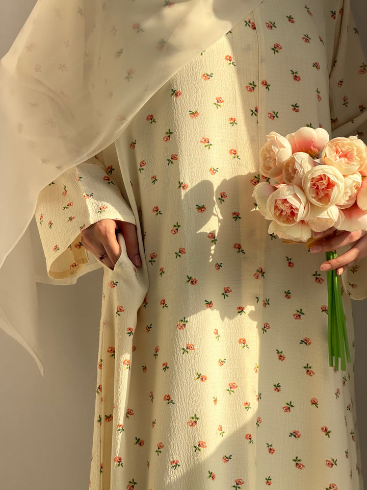Floral Muse Abaya | ABY-297