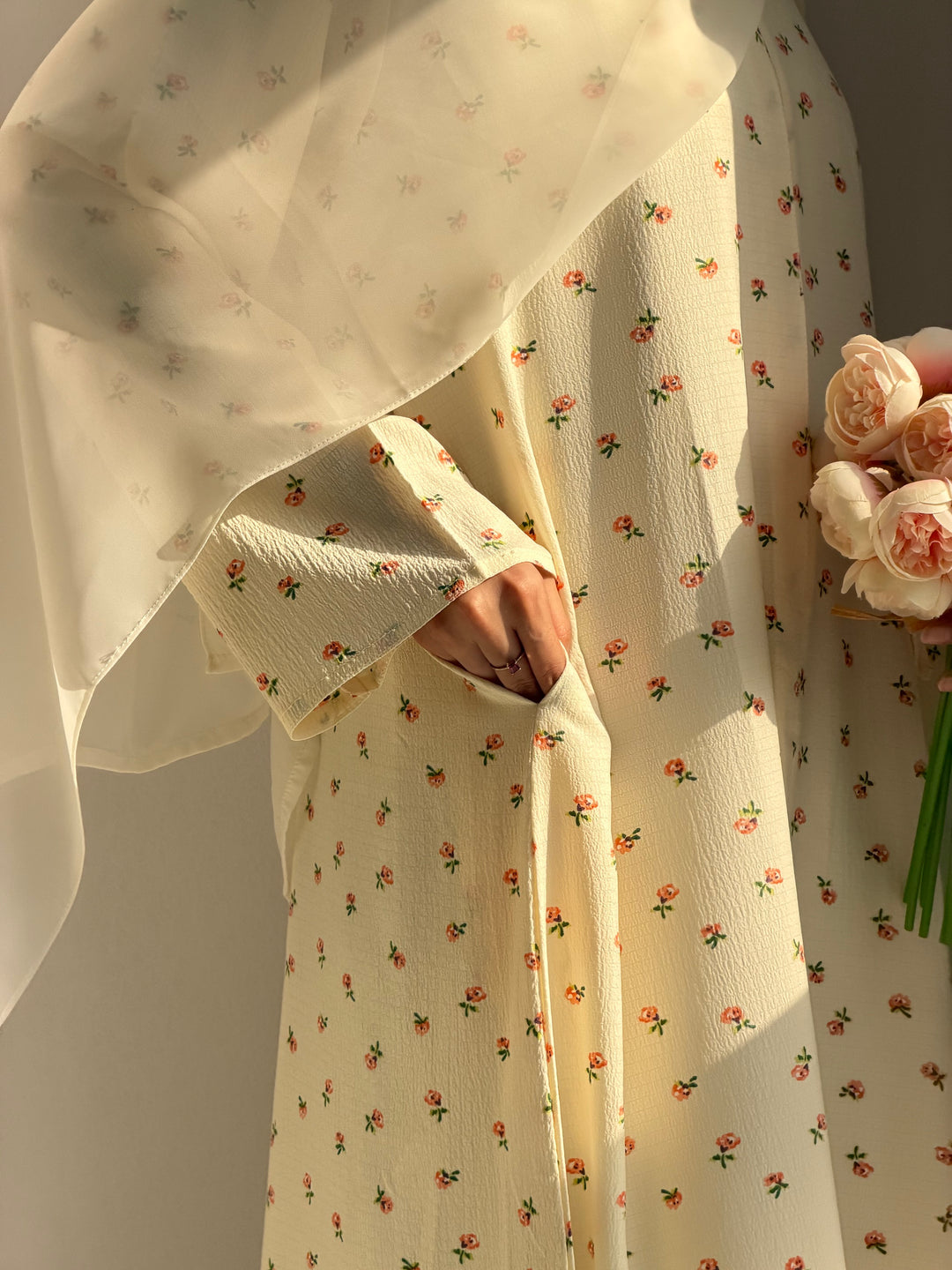 Floral Muse Abaya | ABY-297