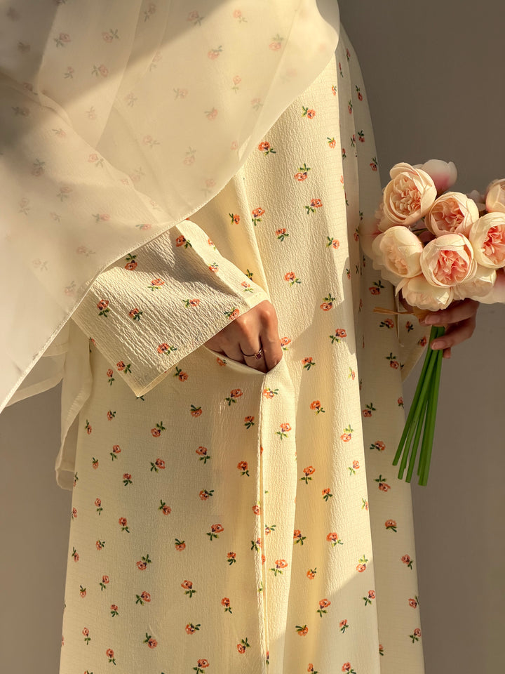 Floral Muse Abaya | ABY-297