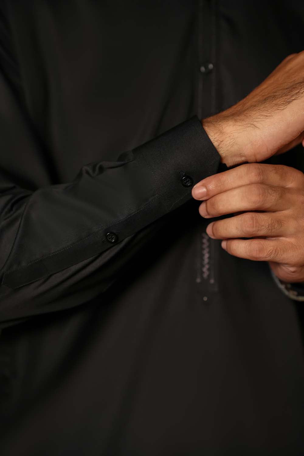 Black Design Kurta Shalwar | KS-182