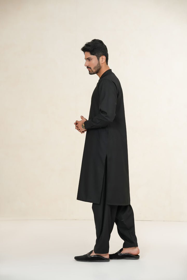 Black Design Kurta Shalwar | KS-197