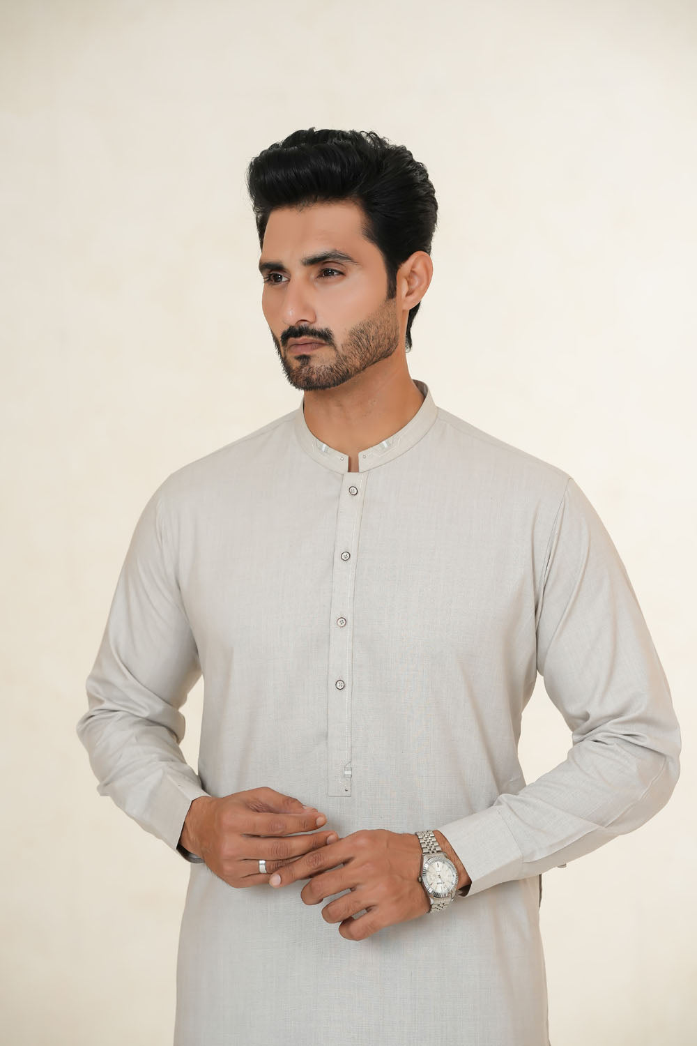 Beige Design Kurta Shalwar | KS-199
